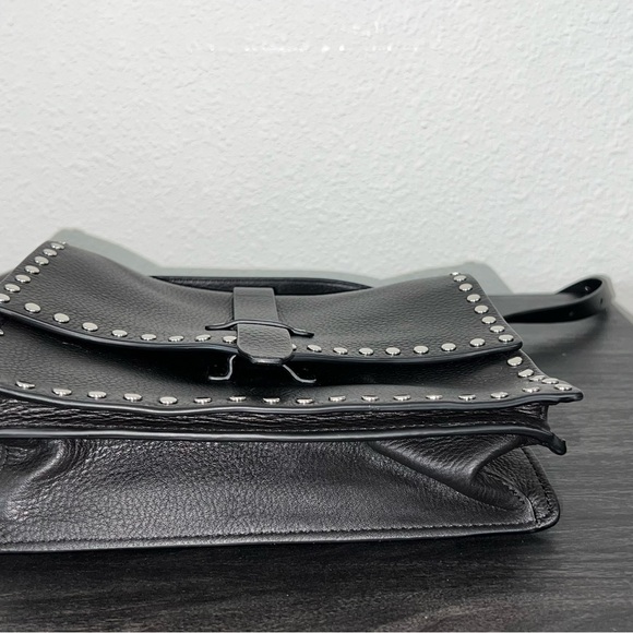 Rebecca Minkoff Black and Silver Crossbody Bag - Picture 6 of 7